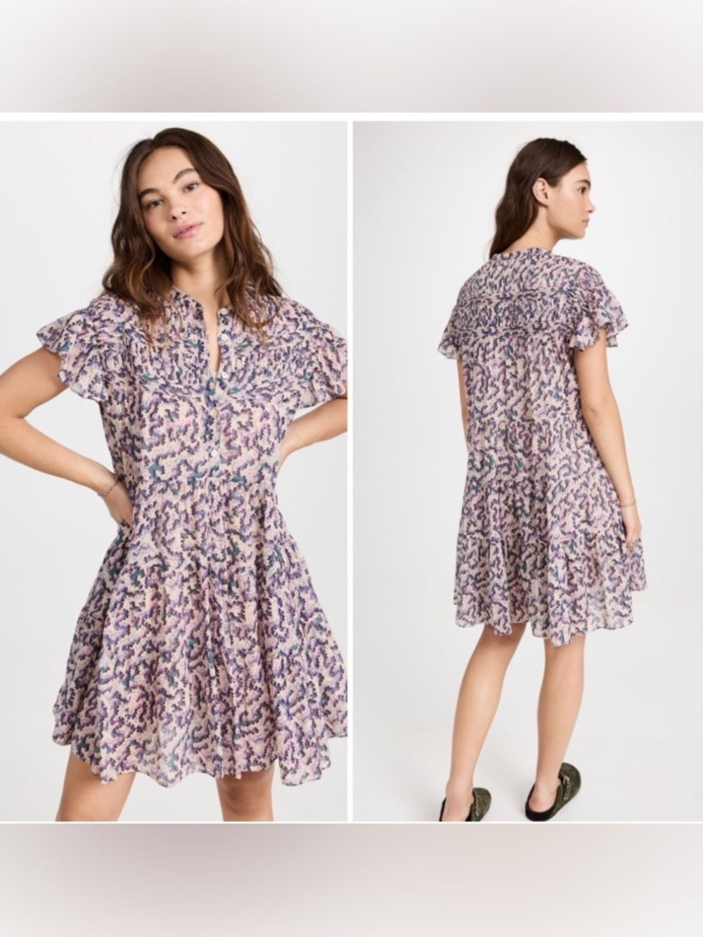 Isabel Marant ETOILE size 36 NWT Ecru Robe Lanikazi dress